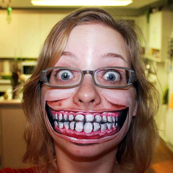 funny face painting ideas