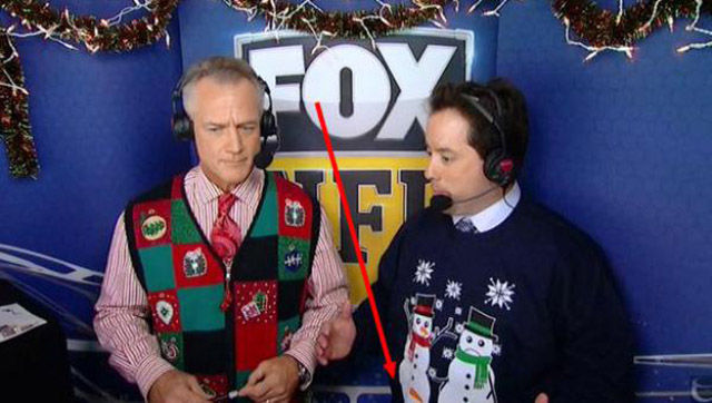 kenny albert christmas sweater - Fox