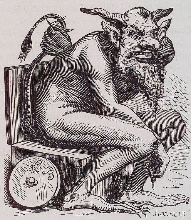 . The Christian demon, Belphegor, is one of the seven princes of hell is often associated with orgies and general debauchery. His favorite number is 1000000000000066600000000000001 and he is Hell's ambassador to France, oddly enough.