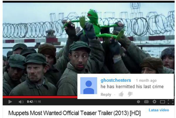 danny trejo muppets - ghostchesters 1 month ago he has kermitted his last crime coOD Muppets Most Wanted Official Teaser Trailer 2013 Hd