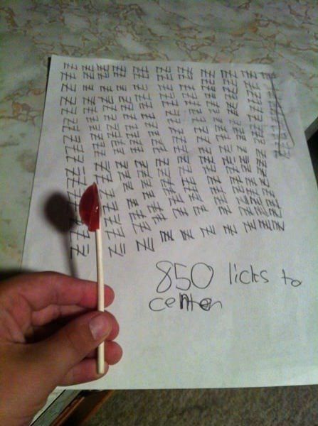 This candy king who counted how many licks it took to get to the center of a Tootsie Roll Pop.