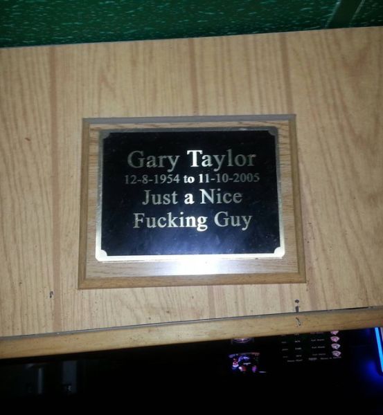 Whoever put up this plaque.