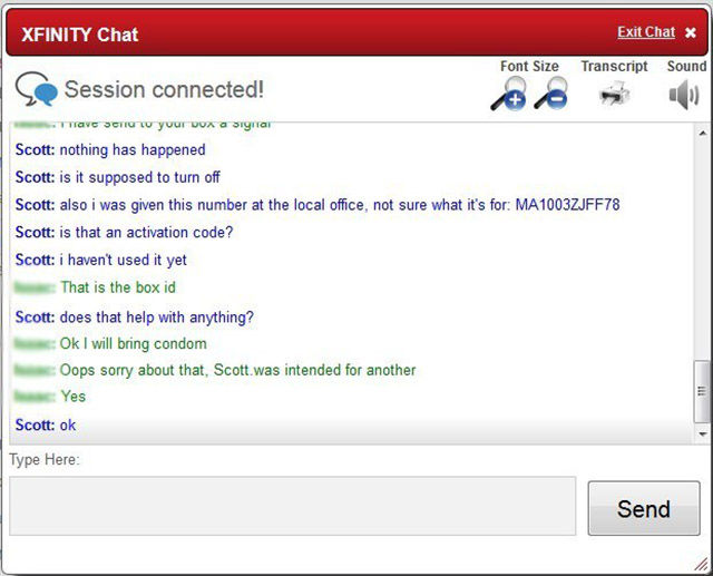 This XFINITY customer service representative who goes the extra mile.