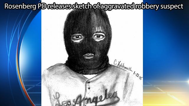 mask police sketch - Rosenberg Pd releases sketch ofaggravated robbery suspect a t 12215