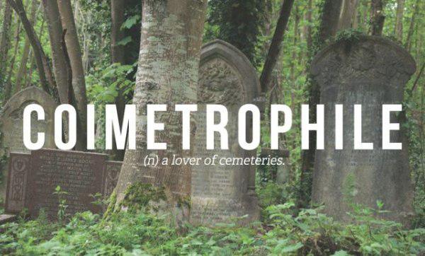 coimetrophile meaning - Coimetrophile n a lover of cemeteries.
