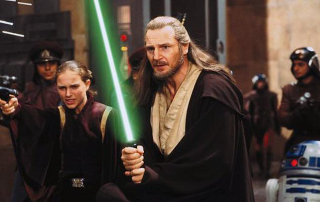 Star Wars: Episode I, The Phantom Menace had Liam Neeson playing Jedi Master Qui-Gon Jinn.