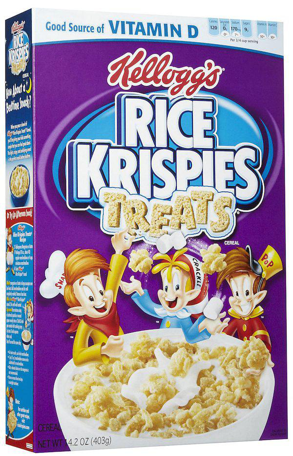 Rice Krispies Treats Cereal
Hell yeah! Nothing beats dessert for breakfast. As a kid, it was always the goal the have the best tasting, most unhealthy breakfast that you could. Unfortunately it was impossible to convince your parents that it was a good idea.