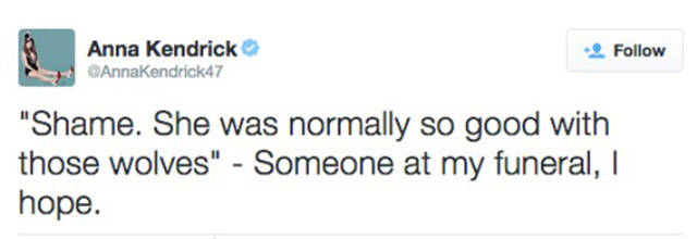 Anna Kendrick Has the Best Twitter Account of Any Celeb