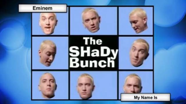  Eminem's song "My Name Is" became a huge hit, 15 years ago.