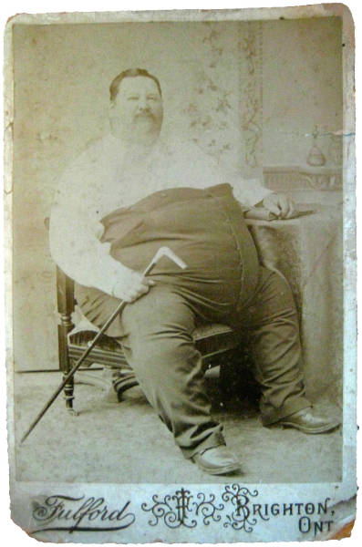 whitton the fattest man in the world - Fulford Brighton Ont