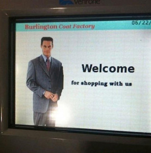 you had one job humor - versche 067227 Burlington Coat Factory Welcome for shopping with us