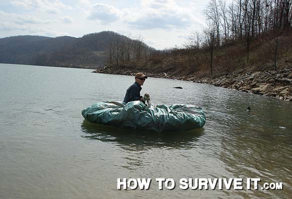 Zombies can’t swim, and you’ve got a raft. Human 1, apocalypse 0.