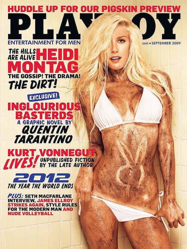 heidi montag wet playboy - Huddle Up For Our Pigskin Preview Pla Oy com . Entertainment For Men The Hills Are Alive The Alle Heidi Montag The Dirt! The Gossip! The Drama! Exclusive! Inglourious Basterds A Graphic Novel By Quentin Tarantino Kurt Vonnegut U