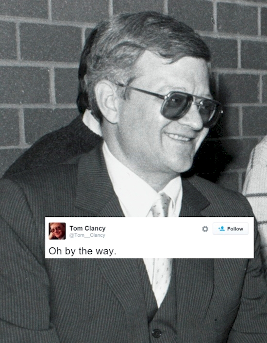 Tom Clancy - The timeless thriller writer leaves one final cliffhanger.