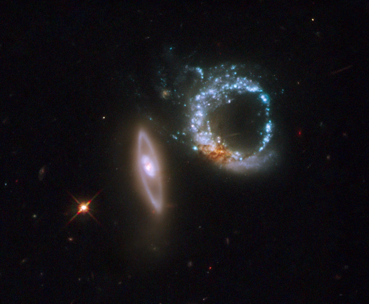 Interacting galaxy pair ARP 147