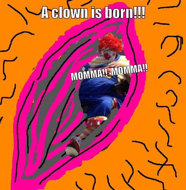 A clown is born!!!