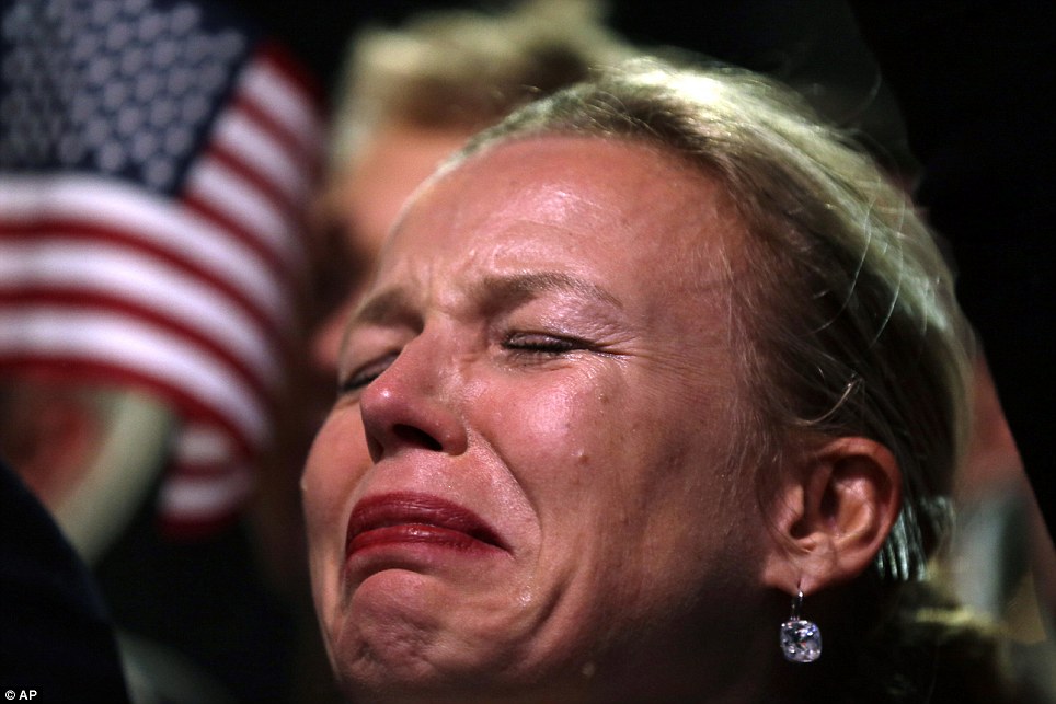 Crying Hillary Supporters