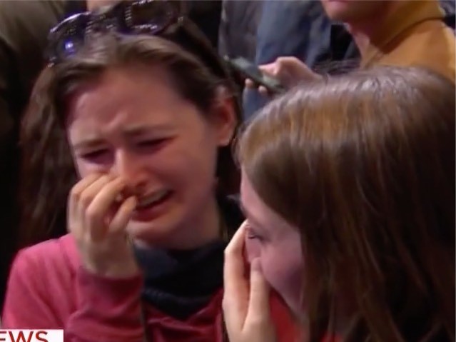 Crying Hillary Supporters