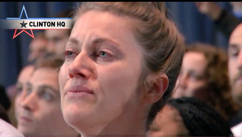 Crying Hillary Supporters