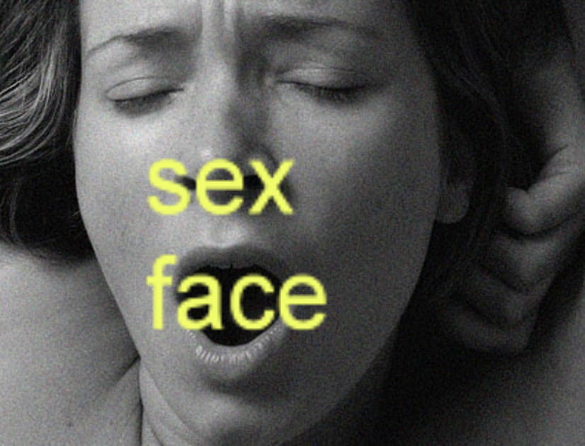 Faces of pain during sex