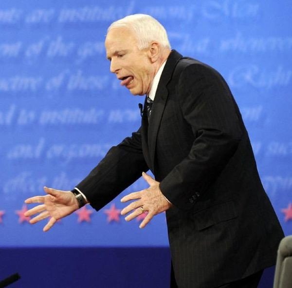 McCain the Senile RINO!