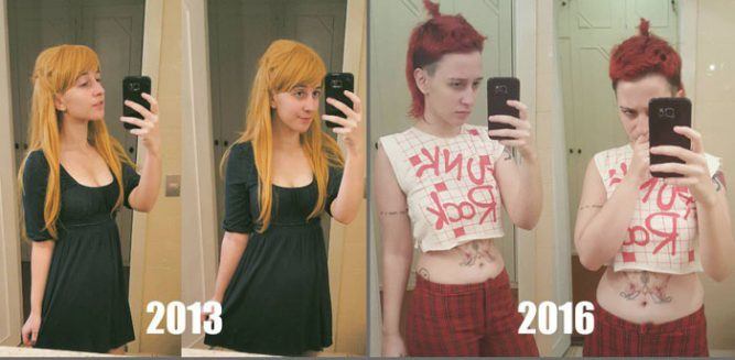 feminism before & after - 2013 2016