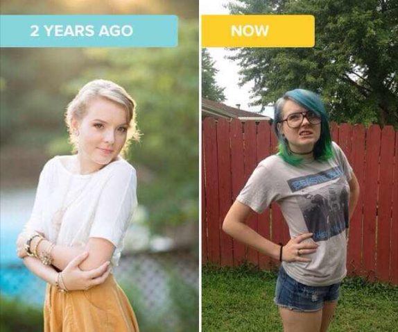 before and after feminism - 2 Years Ago Now