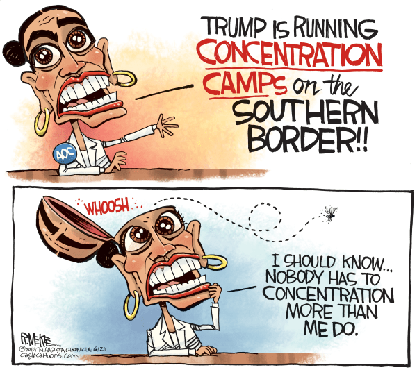 dominican republic political cartoon - Trump Is Running Concentration CAMPs on the Southern Border!! Whoosh I Should Know... Nobody Has To Concentration More Than Me Do. Reneurs 2011 Augusta Chancle 621 Caglcafoons.com