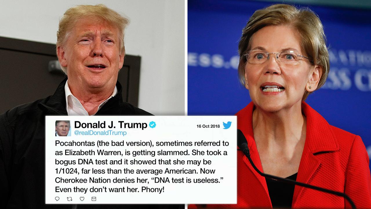 elizabeth warren dna results - Donald J. Trump Trump Pocahontas the bad version, sometimes referred to as Elizabeth Warren, is getting slammed. She took a bogus Dna test and it showed that she may be 11024, far less than the average American. Now Cherokee