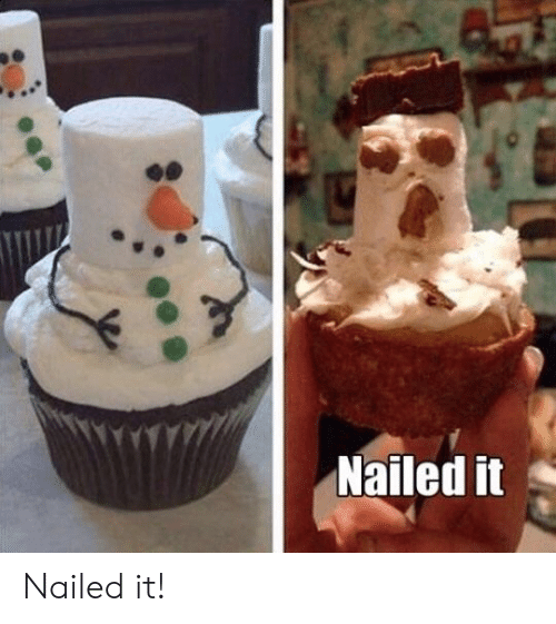 cupcake snowman designs - Nailed it Nailed it!