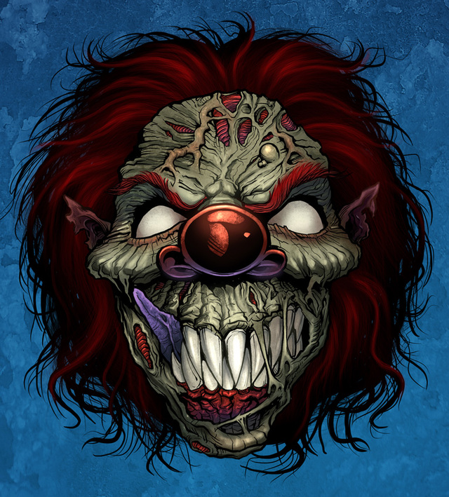 evil clown t shirts -