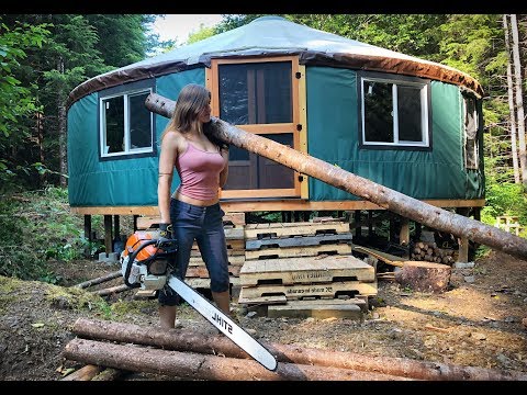 off grid yurt living