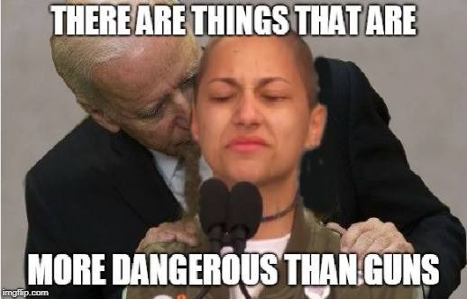 creepy uncle joe biden memes - There Are Things That Are More Dangerous Than Guns imgflip.com