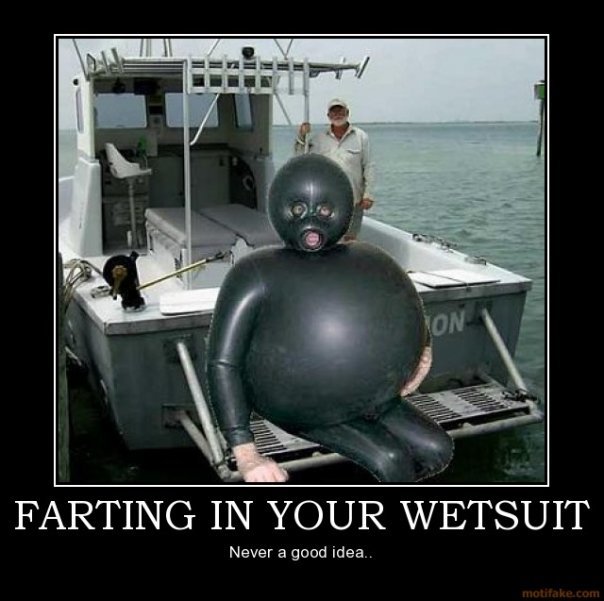 funny scuba diver - Farting In Your Wetsuit Never a good idea.. motifake.co...