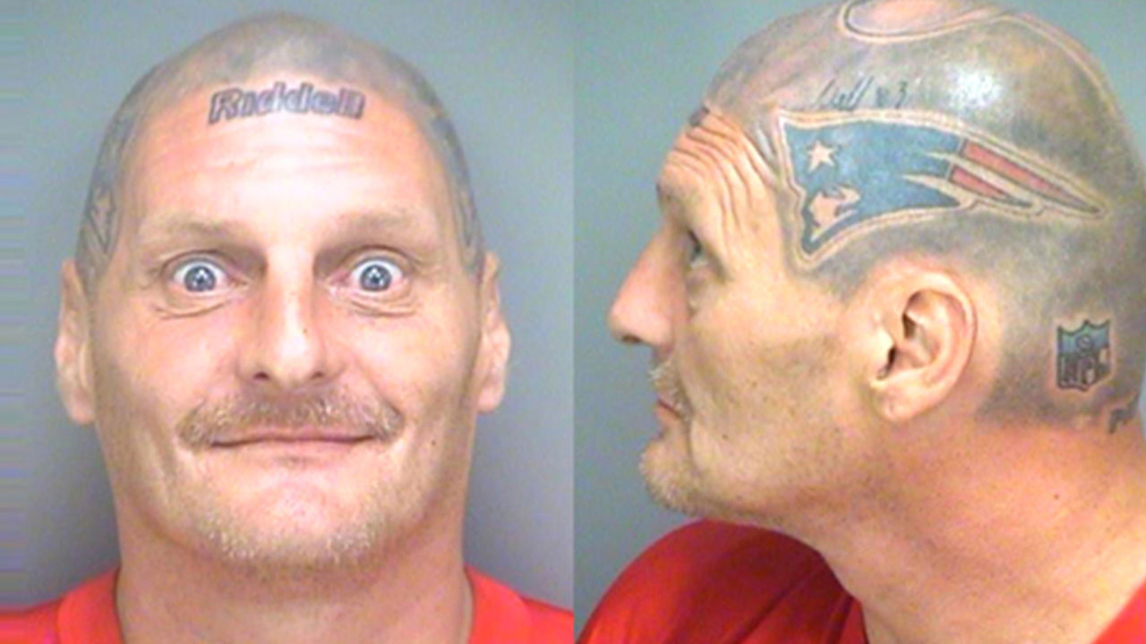 patriots head tattoo