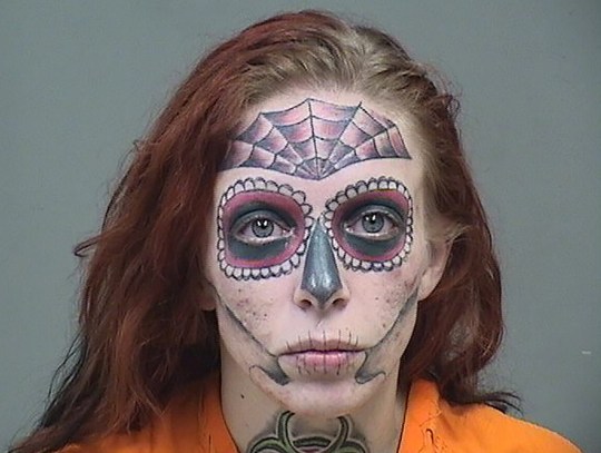 day of the dead face tattoos