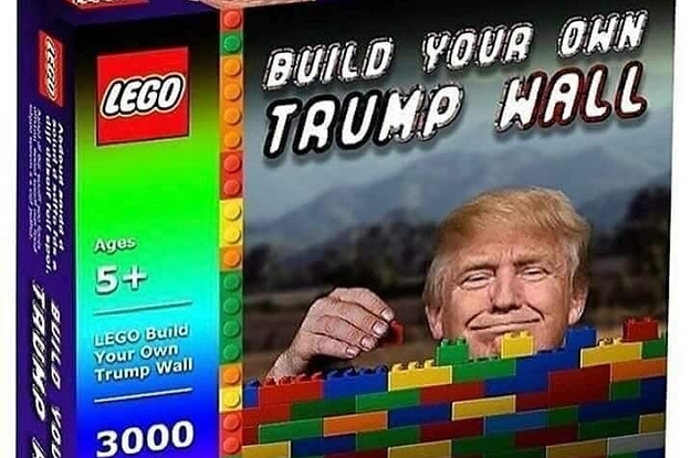 trump wall meme - C Lego Build Your Ohn Trump Hall Ooooooooooooo Ages Lego Build Your Own Trump Wall 3000