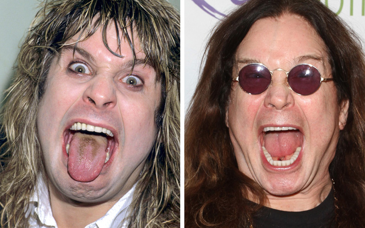 ozzy osbourne then and now