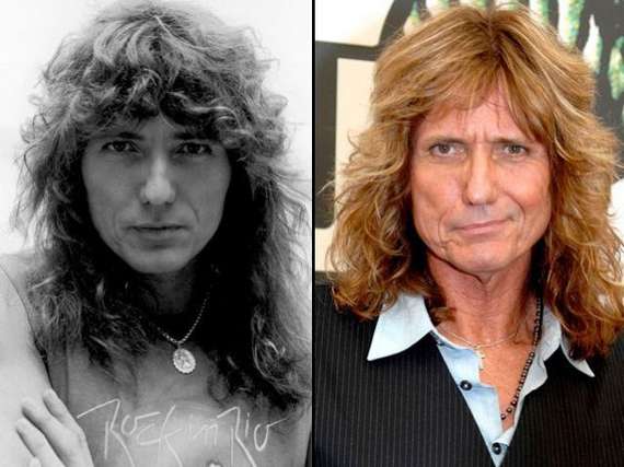 rock stars then and now