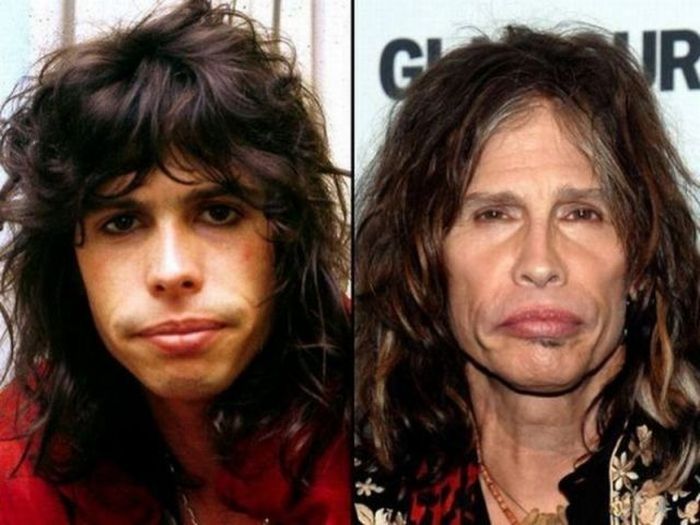 steven tyler then and now - Ur