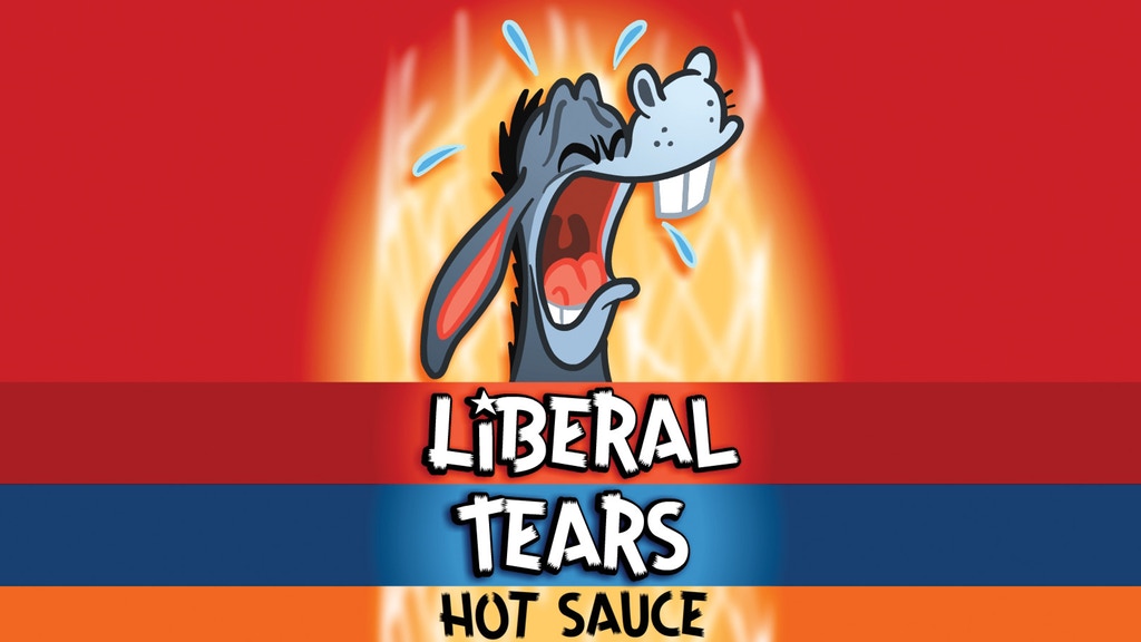 cartoon - Liberal Tears Hot Sauce