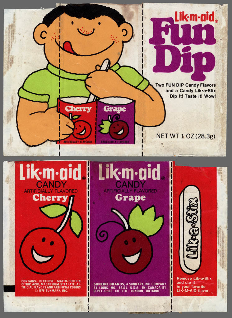 fun dip candy vintage - Likm.gid. siin Dip Two Fun Dip Candy Flavors and a Candy Lika.Stix Dip It! Taste it! Wow! Cherry Grape Vg Net Wt 1 Oz 28.35 Artificially Flavored Artificially Flavored Lik.m.gid Lik.m.gid Candy Artificially Flavored Candy Artificia