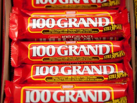 old school candy bars - Tuu Say Carlile della Golay Crunchies Stillsum 100 Grand Vit 100 Grand Too Grande 100GRAND Still 30% Cuci Still 30% 100 Grand