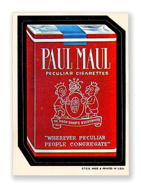 paul maul wacky - Paui Mau Peculiar Cigarettes Ad In HockShops Every Py "Wherever Peculiar People Congregate" Ot.Co. Made & Printed In U.S.A.