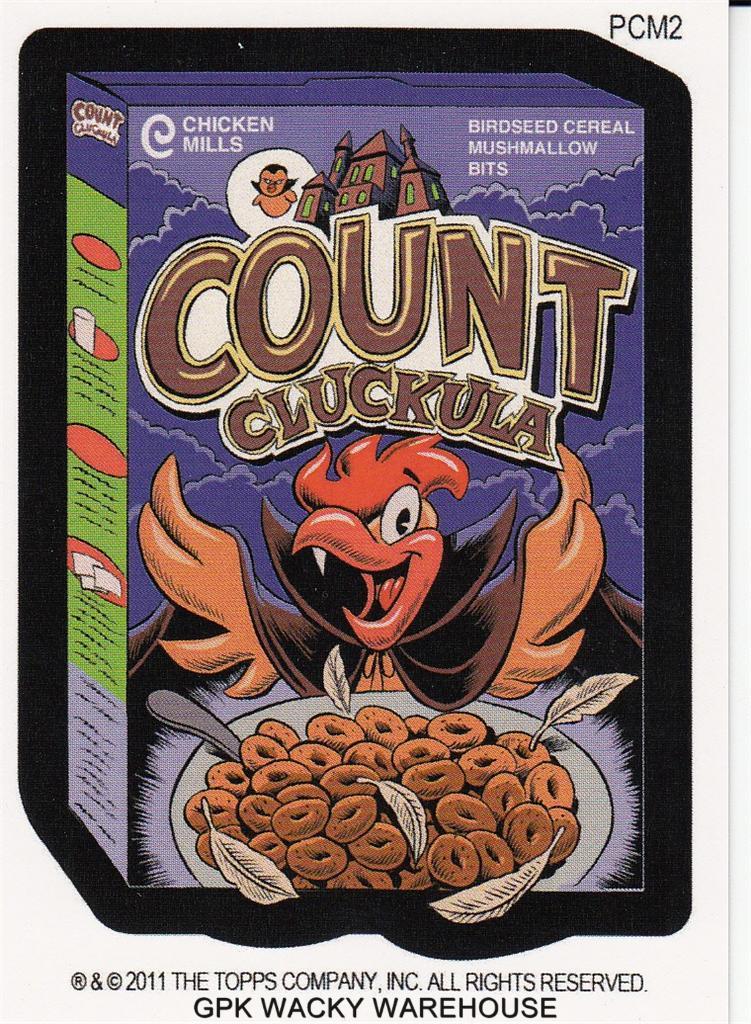 comic book - PCM2 Chicken Mills Mills Birdseed Cereal Mushmallow Bits & 2011 The Topps Company, Inc. All Rights Reserved. Gpk Wacky Warehouse