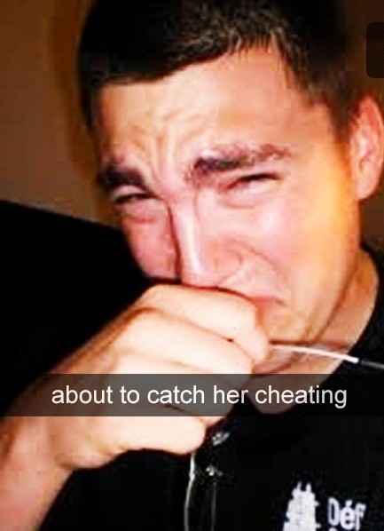 snapchat cheating - about to catch her cheating Df