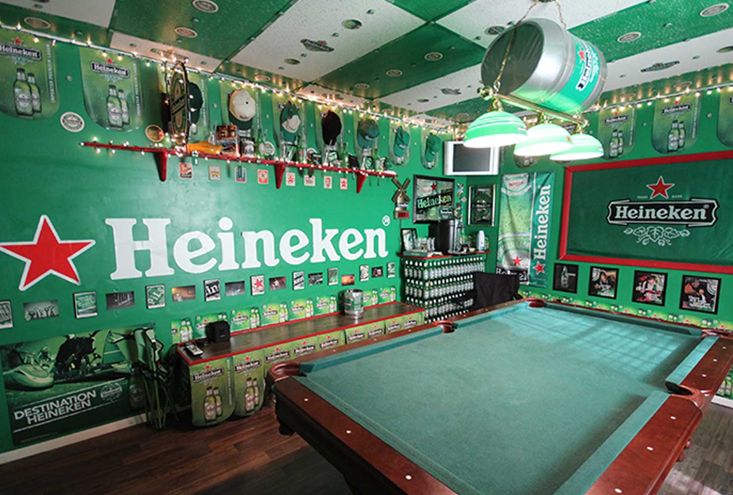 man cave - 51 Heineken Heineken Heineken Destination