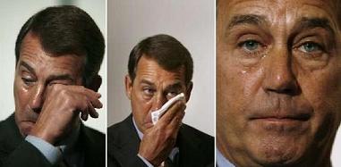 john boehner crying