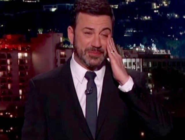 jimmy kimmel crying