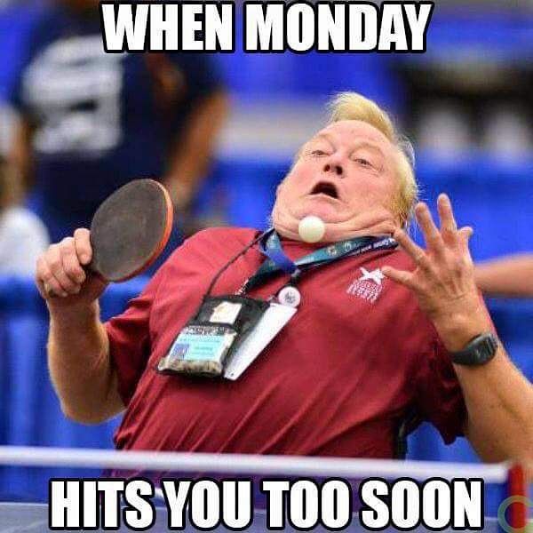 monday memes for work - When Monday Hits You Too Soon